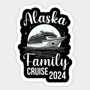 alaska travel alaska family cruisin vacation Sticker